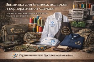 Вышивка для бизнеса, подарков и корпоративной одежды: как мы заказывали шевроны, нашивки и вышивку на одежде и аксессуарах