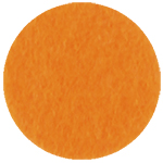 Фетр листовой жесткий IDEAL 1мм 20х30см оранжевый