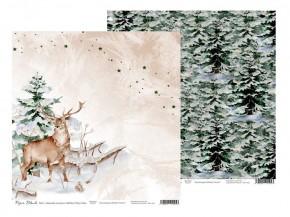 Лист "Зимняя сказка/Winter Farytale", коллекция "Winter Forest", 30х30, 240 гр/м2