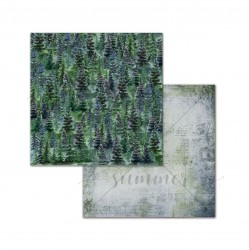 Лист двусторонней бумаги "The wild wood" 250гр, 30,5х30,5 
